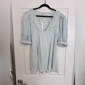 Love and Lemons Gurl Blue strap Pettit dress